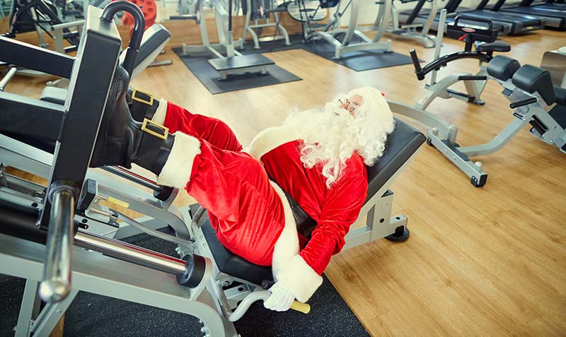 Leg Press Santa Stock-Fotografie-ID:870470842 Lacheev